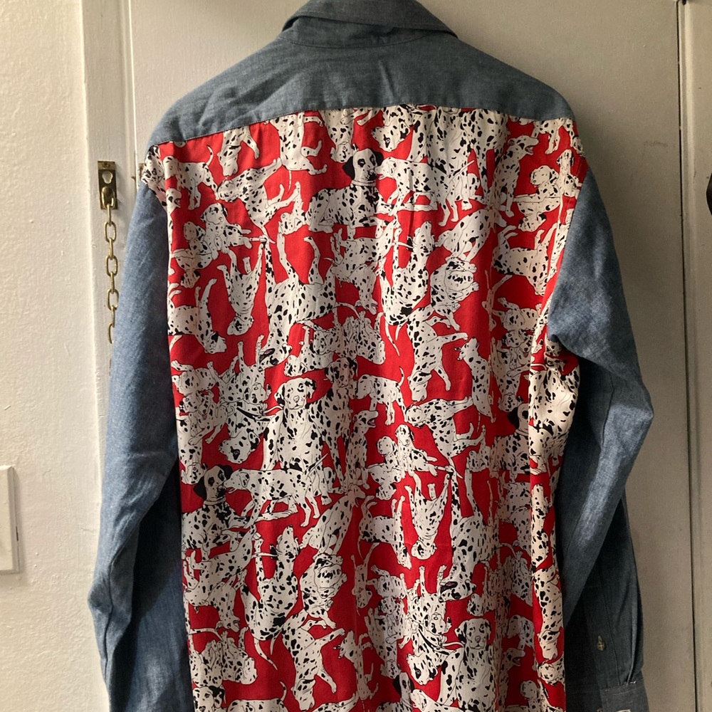 Nicole Miller Vintage Limited Edition Silk Dalmatian Top and Hat
